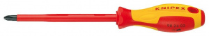  купить отвертка крестовая knipex kn-982401