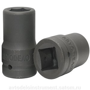 купить АвтоДело 40122 Головка ударная 1" 22 мм 6 гр.