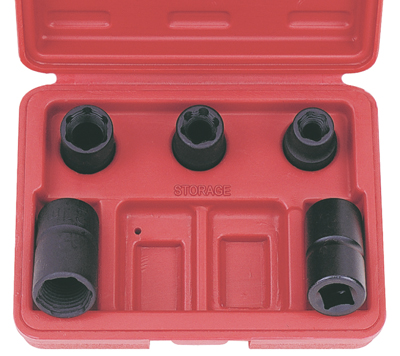 купить Набор глубоких спец головок для скругленного крепежа