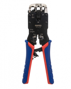  купить пресс-клещи для штекеров rj, 3 гнезда, rj 10 (4-pin), rj 11/12 (6-pin), rj 45 (8-pin), 200 мм