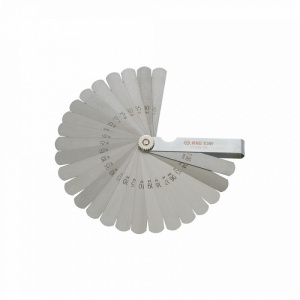 НАБОР ЩУПОВ ДЛЯ ПРОВЕРКИ ЗАЗОРОВ, 0,04-1 ММ, 25 ПРЕДМЕТОВ KING TONY