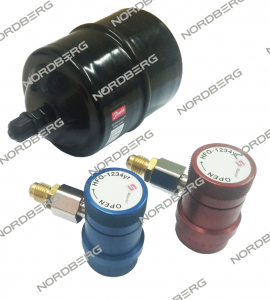  купить комплект для работы с газом r1234yf (фильтр + брс) для nf13p nordberg