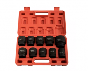 Набор ударных головок 3/4", 56 мм, 10 пр., 24-46 мм GARWIN PRO