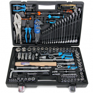  купить набор инструмента 1/4", 3/8", 1/2", 6 и 12 гр. 131 пр. licota