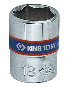 купить KING TONY 233513M KING TONY Головка торцевая стандартная шестигранная 1/4", 13 мм