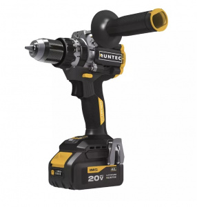 Дрель-шуруповерт ударная аккумуляторная RUNTEC PRO 13 мм, 20В, 2*4Ач, 160Нм