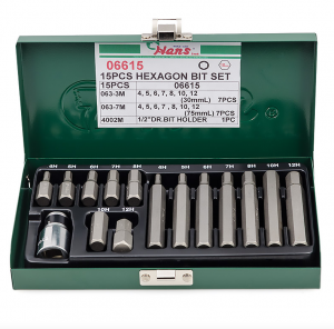 hans-06615-komplekt-shestigrannyh-bit-v-kejse-15-predmetov