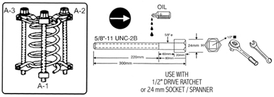 купить LICOTA ATC-2161 Стяжка для пружин с обхватом витка
