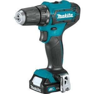 купить  DF333DWYE Дрель аккумуляторная MAKITA DF333DWYE (10.8 В (12В), БЗП. 10мм, 2скор, 2 акк, 1,5Ah, кейс) 