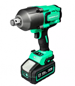 Гайковерт ударный аккумуляторный BL 18В 3/4", 1500 Нм GARWIN PRO