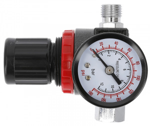 HOEGERT РЕГУЛЯТОР С МАНОМЕТРОМ 1/4", 12 БАР/174 PSI HT4R873