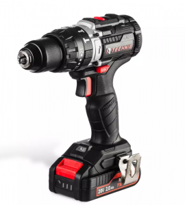 Дрель-шуруповерт ударная аккумуляторная RUNTEC TECHNIC 13 мм, 20В, 2*2Ач, 40Нм