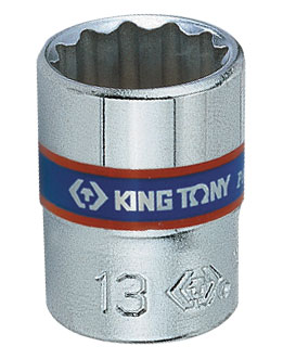 купить KING TONY 233009M  KING TONY Головка торцевая стандартная двенадцатигранная 1/4", 9 мм
