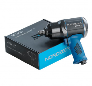  купить nordberg пневмогайковерт np14101 ударный 1/2", 1300нм
