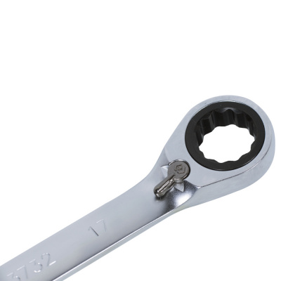 купить KING TONY 373217M KING TONY Ключ трещоточный комбинированный с флажковым переключением 17 мм