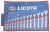 купить LICOTA AWT-EPFK04 Набор ключей комбинированных текстурных 14 пр. 8-24 мм Spline