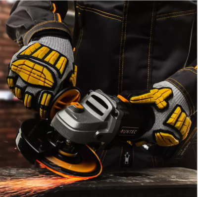 купить RUNTEC RT-AG900 Шлифмашина угловая аккумуляторная RUNTEC PRO 125 мм, 20В, 2*4Ач, 900Вт