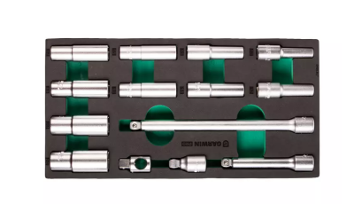 купить GARWIN PRO 646067 Набор торцевых головок глубоких 1/2" 10-24 мм, 14 пр. в ложементе EVA