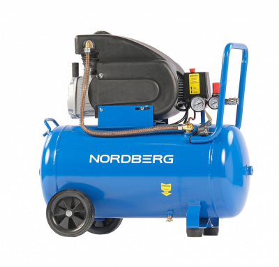 купить NORDBERG NCE50/240 Компрессор поршневой 220В, ресив. 50л, 240л/мин