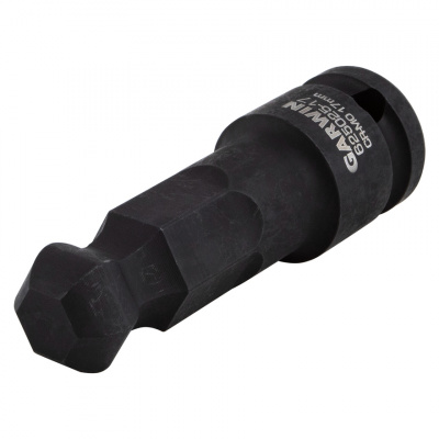 купить Головка торцевая ударная HEX с шаром 1/2" 17 мм, L=78 мм