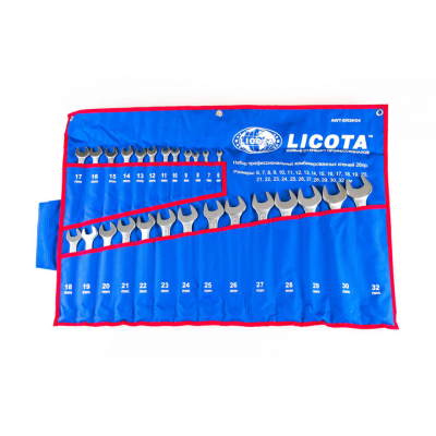 купить LICOTA AWT-ERSK04 Набор ключей комбинированных 26 предметов 6-32 мм в скрутке