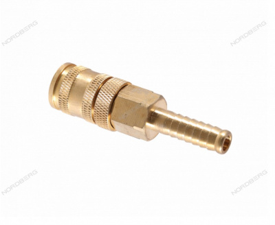 купить NORDBERG NPF10B Разъем "мама" быстросъемный - елочка Ø 10 мм, латунь