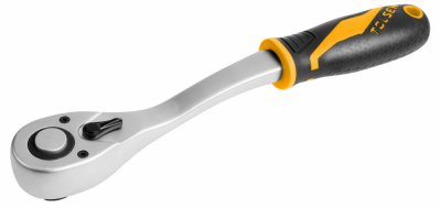купить TOLSEN TT16118 ТРЕЩОТКА "GRIPRO", 1/4", 153 ММ, 72 ЗУБЦА, ФЛАЖКОВАЯ С КНОПКОЙ