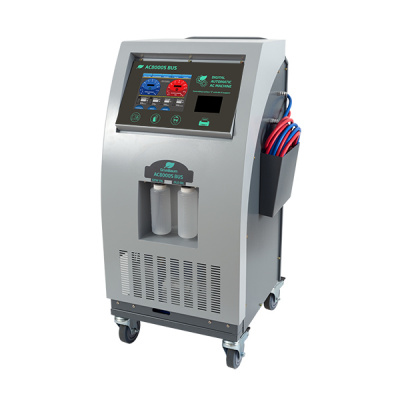 купить GrunBaum AC8000S BUS Установка для заправки автокондиционеров, автомат, R134, подогрев, шланг 5м.