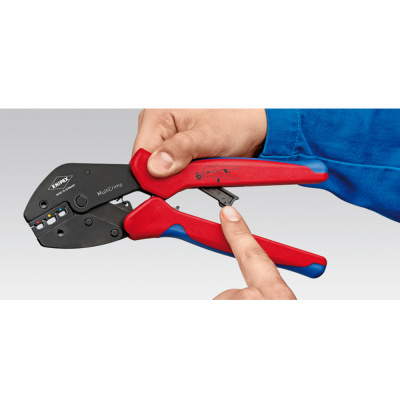 купить Knipex KN-973302 Обжимные клещи с магазином для смены плашек