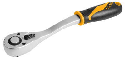 купить TOLSEN TT16120 ТРЕЩОТКА "GRIPRO", 1/2", 255 ММ, 72 ЗУБЦА, ФЛАЖКОВАЯ С КНОПКОЙ