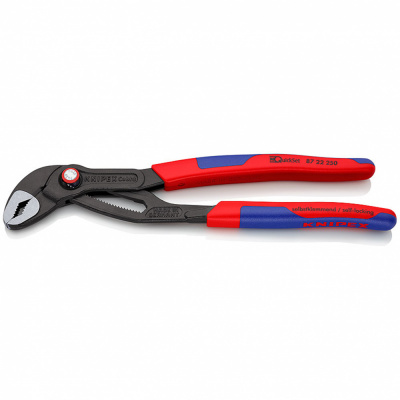 купить Knipex KN-8722250 Клещи переставные COBRA® QuickSet с фиксатором, 50 мм (2"), под ключ 46 мм, L-250 мм