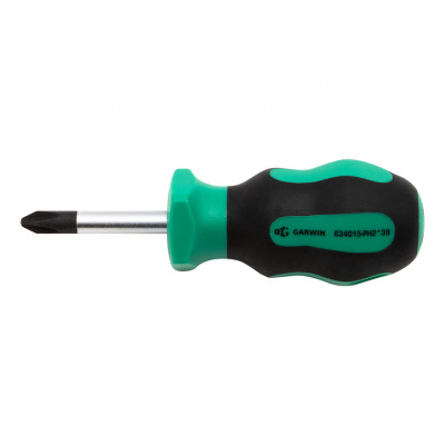 купить GARWIN 634015-PH2*38 Отвертка профессиональная короткая PH2, 38 мм