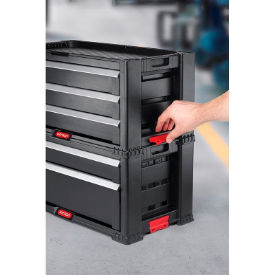 купить KETER 17199301 Тележка пластиковая 5 ящиков на колесах 5 DRAWERS TOOL CHEST SET