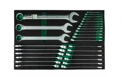 купить GARWIN PRO 646077 Набор ключей комбинированных 27 пр. 6-36 мм в ложементе EVA