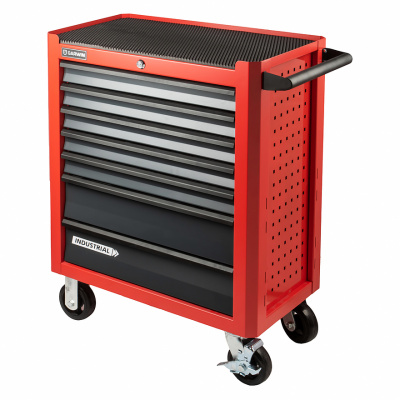 купить Тележка инструментальная серии Industrial 7 полочная красная
