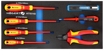 купить  HT7G140 HOEGERT Набор инструментов 7 шт., ложемент EVA