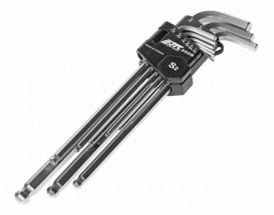 купить JTC-3506 Набор ключей шестигранных 1/16-3/8" удлиненных с шаром 9 пр.