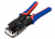 купить KNIPEX KN-975112 Пресс-клещи для штекеров RJ, 3 гнезда, RJ 10 (4-pin), RJ 11/12 (6-pin), RJ 45 (8-pin), 200 мм