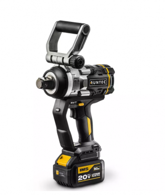 купить RUNTEC RT-IW2101 Гайковерт ударный аккумуляторный RUNTEC PRO 1", 20В, 2*9Ач, 2300Нм