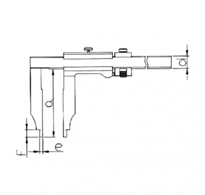 купить ASIMETO 311-20-0 Штангенциркуль нониусный с микроподачей 0,02 мм, 0-500 мм, губки 100 мм