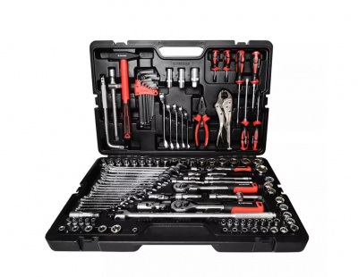 купить RUNTEC RT-HT142T Набор ручных инструментов RUNTEC TECHNIC 142 предмета 1/2", 3/8", 1/4"