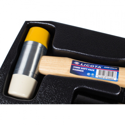 купить LICOTA ACK-384104 Набор: кувалада 1000 г и молоток с мягким бойком, 2 пр., в ложементе