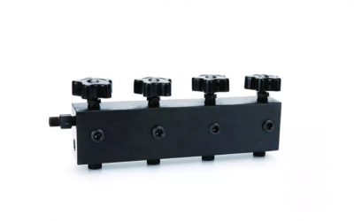 купить ТЕХРИМ КГР7-4 Кран гидравлический распределительный; 700 бар; 4 потребителя; 3/8"-внут