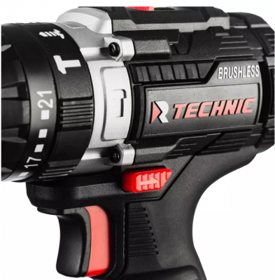 купить Дрель-шуруповерт ударная аккумуляторная RUNTEC TECHNIC 13 мм, 20В, 2*2Ач, 40Нм