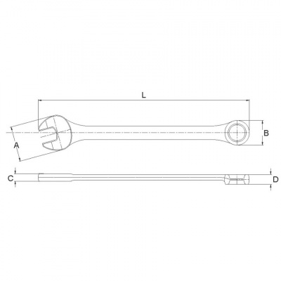 купить LICOTA AWT-ERS22 Ключ комбинированный 22 мм