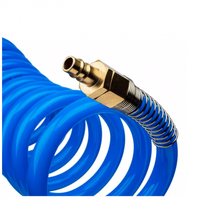 купить GARWIN PRO 808750-1216-05 Шланг полиуретан (PU) 12*16, витой, 5 м, синий, БРС в комплекте