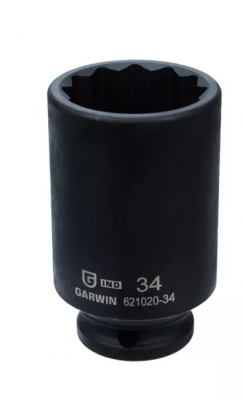купить GARWIN INDUSTRIAL 621020-34 Головка торцевая ударная глубокая 1/2" 12 гр. 34 мм