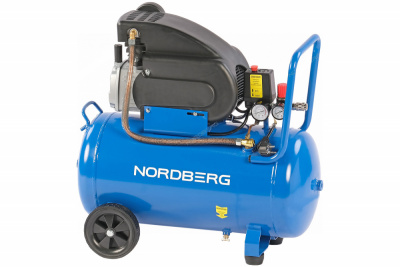 купить NORDBERG NCE50/240 Компрессор поршневой 220В, ресив. 50л, 240л/мин