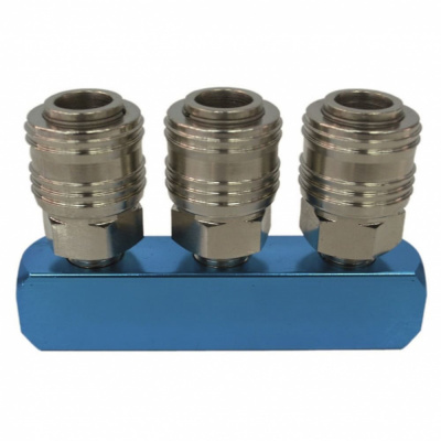 купить Automaster  AMF-A3L-1/4 Быстрый съем тройник в линию 1/4" 