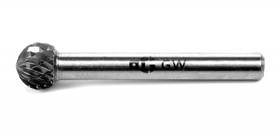 купить Борфреза твердосплавная, сферическая, Ø 6 мм, форма D